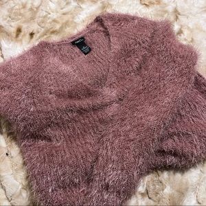 Rue21 Fuzzy Crop Sweater